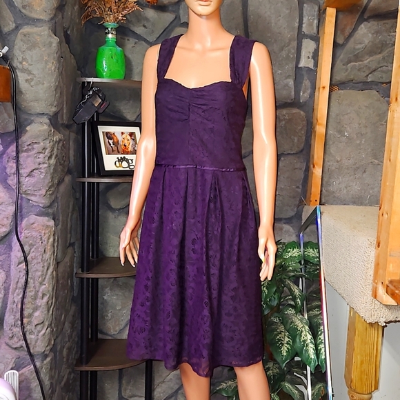 Dana Kay Dresses & Skirts - Dana Kay Purple Lace Dress